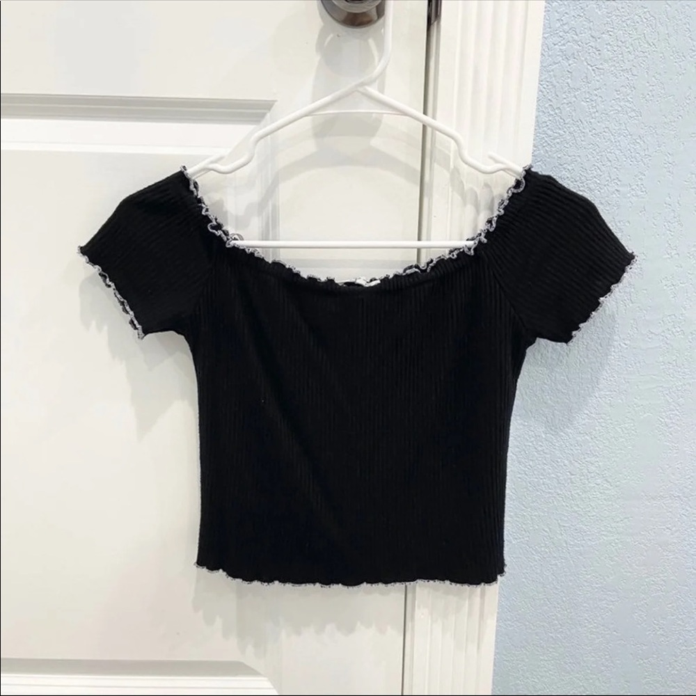 Forever 21 Off the Shoulder Crop Top